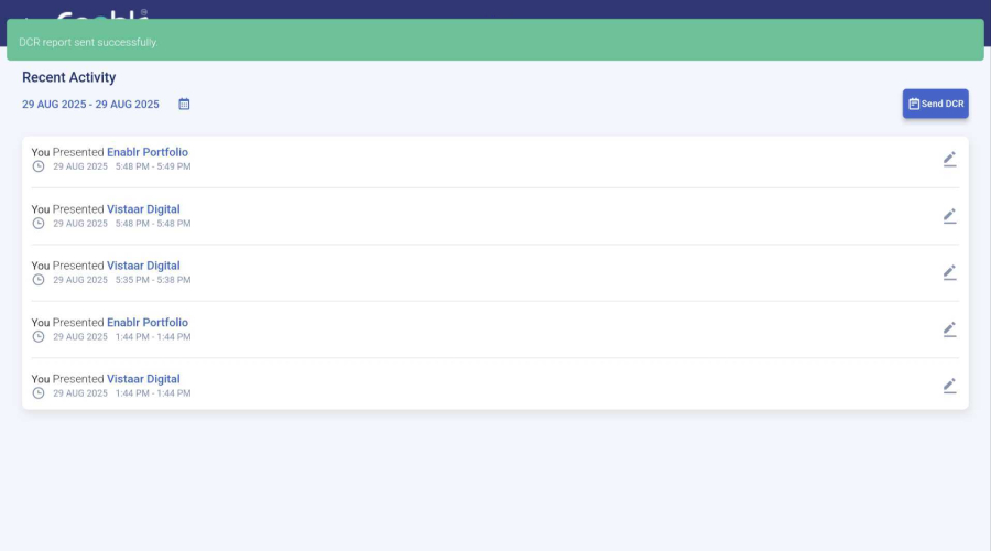 Daily Call Reports